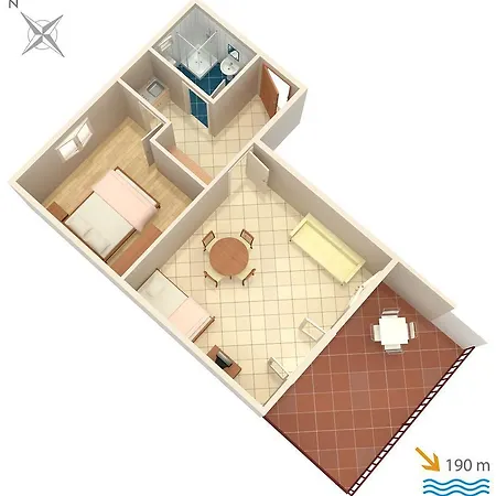 Rastici 2104b Appartement Trogir